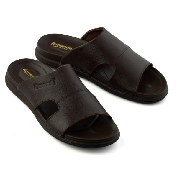 شبشب جلد طبيعي رجالي 1300 - الصورة 2